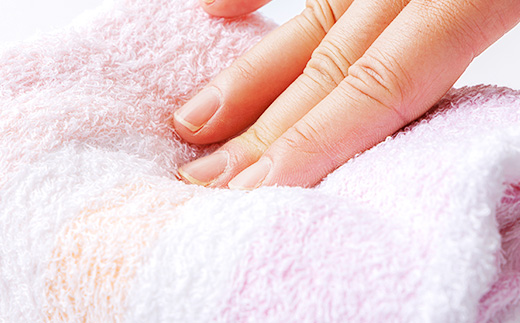 静岡県磐田市製造 わたあめフェイスタオル10枚セット ピンクとブルー各5枚