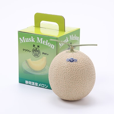 【毎月定期便】クラウンメロン(白等級)中玉1玉・6ヵ月毎月お届け全6回【配送不可地域：離島・北海道・沖縄県】