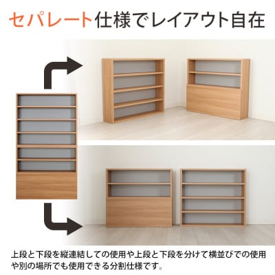 薄型 木製CDラック(ナチュラル) ELC-7919CN