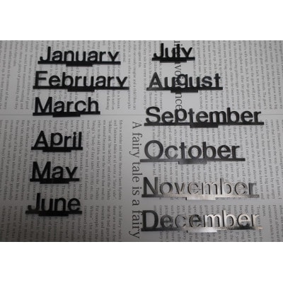 【インダストリアル】アイアン万年カレンダー(ポップ)