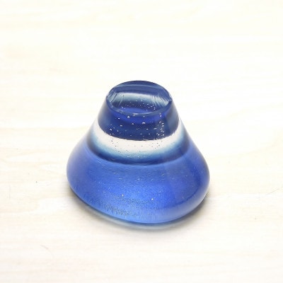 ガラス富士山ペーパーウエイト