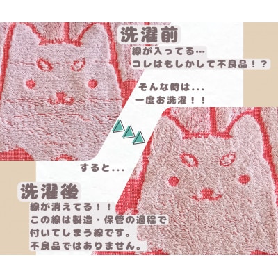 しっぺいフェイスタオル＆ハンドタオル各3色(レッド・ネイビー・パープル) Bセット