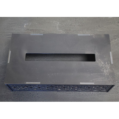 【インダストリアル】アイアンサーキュラーティッシュケース (ボックスタイプ)