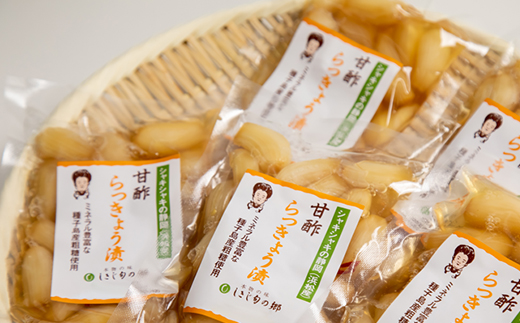 らっきょう甘酢漬け 静岡県浜松産 110g×5袋セット【配送不可地域：離島】