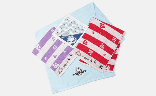 しっぺいタオル10枚セット(カラーランダム)