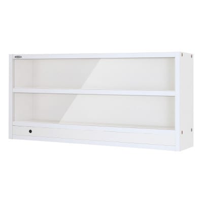 LED付きコレクションケース ロータイプ (ホワイト)　JCR-8317LW