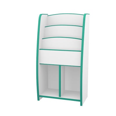 知育家具シリーズ　マガジンラック　48cm幅(グリーン)　MRJ-48HG