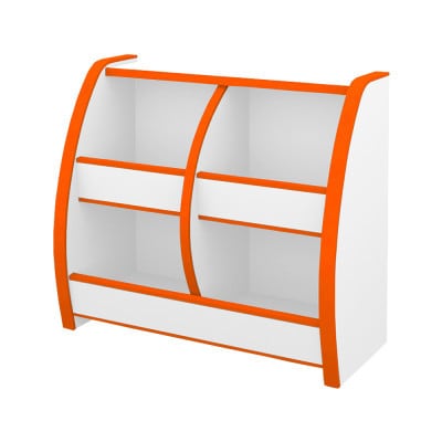 知育家具シリーズ　おもちゃばこ　65cm幅(オレンジ)　OB-65MO
