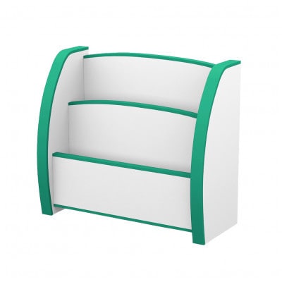 知育家具シリーズ　えほんたて　50cm幅(グリーン)　PS-50SG