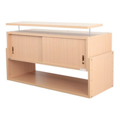 耐震上置き　じしん作くん　幅106cm×奥行44cmタイプ(ナチュラル)　106-44A