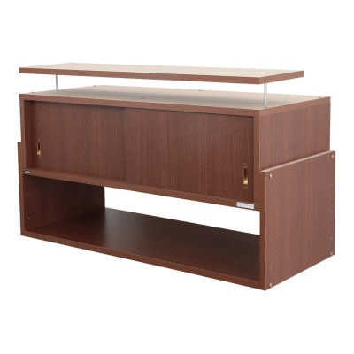 耐震上置き　じしん作くん　幅106cm×奥行44cmタイプ(ブラウン)　106-44B