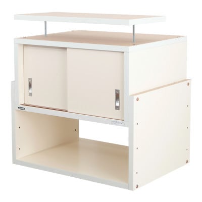 耐震上置き　じしん作くん　幅58cm×奥行44cmタイプ(ホワイト)　58-44W