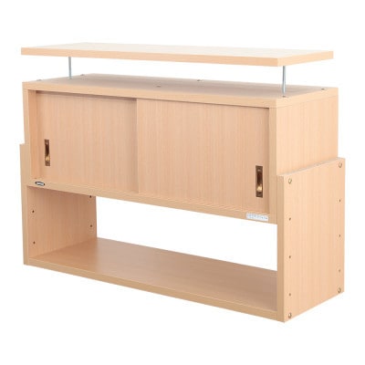 耐震上置き　じしん作くん　幅86cm×奥行29cmタイプ(ナチュラル)　86-29A