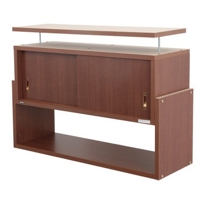 耐震上置き　じしん作くん　幅86cm×奥行29cmタイプ(ブラウン)　86-29B