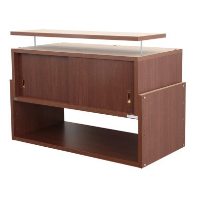 耐震上置き　じしん作くん　幅86cm×奥行44cmタイプ(ブラウン)　86-44B