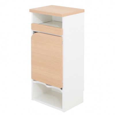 子育て支援家具　オムツストッカー(ナチュラル)　OMT-35N