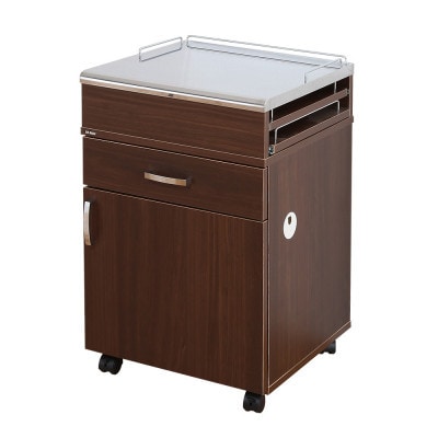 ステンレス天板ホビーワゴン(ブラウン)　HWJ-45B