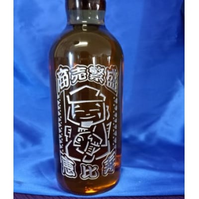 開運彫刻ボトル　七福神　恵比寿(商売繁盛)　ブレンデッドウイスキー　40度　開運七福ボトルタグ付き