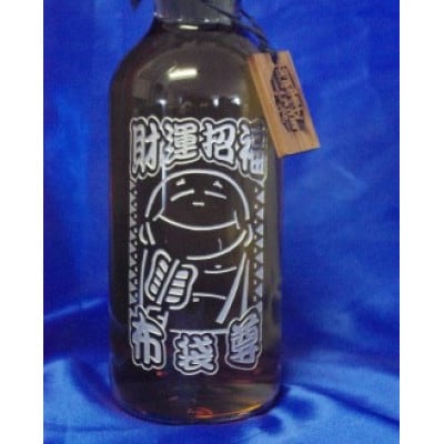 開運彫刻ボトル　七福神　布袋尊(財運招福)　ブレンデッドウイスキー　40度　開運七福ボトルタグ付き
