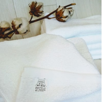 おうちの白タオル　10枚セット