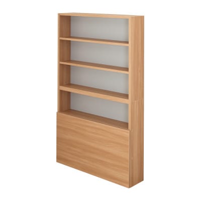 薄型　木製コミックラック(ナチュラル) ELC-7919MN【配送不可地域：沖縄県】