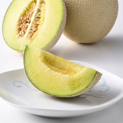 静岡温室マスクメロン2個入(化粧箱入)【配送不可地域：離島・北海道・沖縄県】