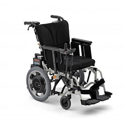 静岡県磐田市　電動車いす「遊歩ジョイ介助用操作部付」