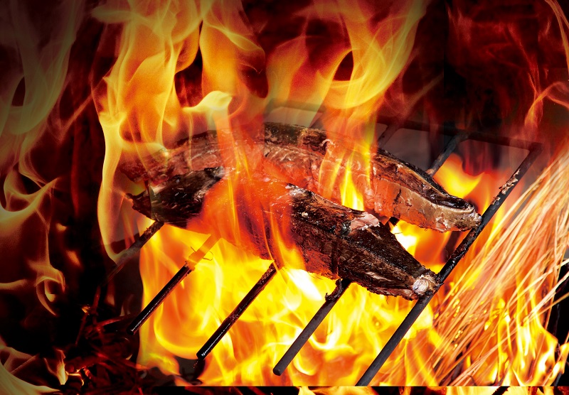 a10-1026　焼津産一本釣り わら松葉炙りかつお 約1kg