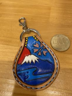 a10-834　静岡側からの 富士山 キーリング 磁石入り