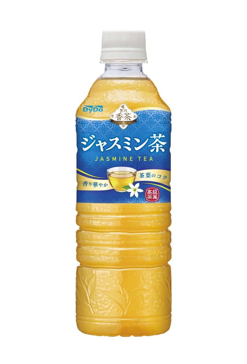 a14-071　《DyDo》　贅沢香茶　ジャスミン茶 525ml