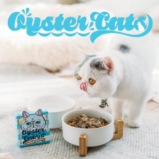 a12-177　猫専用 牡蠣缶 無添加 オイスターキャッツ 4缶セット