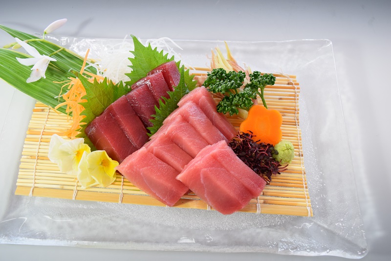 a20-418　鮪商人セレクト 天然目鉢鮪の中トロ柵赤身柵