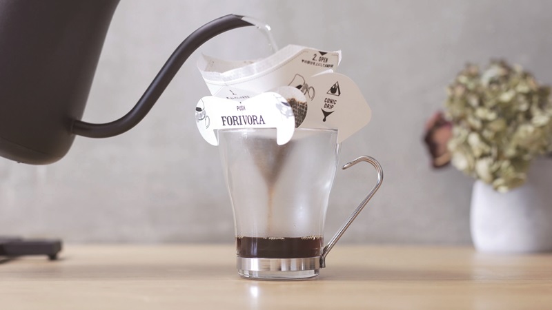 a16-002　FＯＲＩＶＯＲＡ　ドリップ珈琲セット６０Ｐ