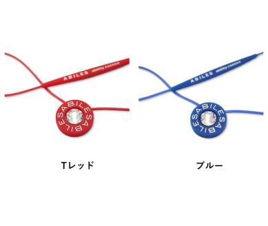 a24-028　ABILES PLUS Crystal ネックレス T-RED/BLUE