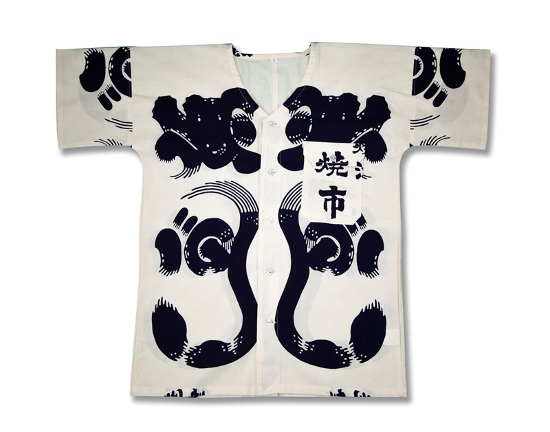 a32-004　魚河岸ヴィンテージシャツ＆うちわセット