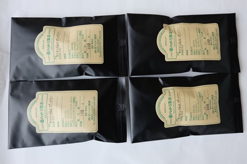 a10-724　キリマンジャロ　ピーベリー　100g×4本