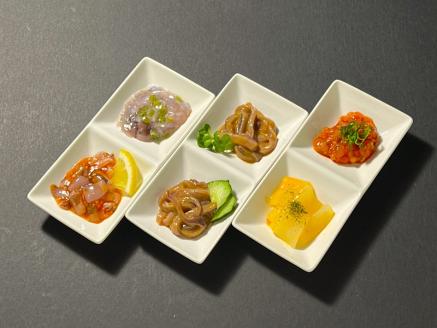 a12-188　新・いかとたこの 塩辛 珍味 6種各2本 詰合せ