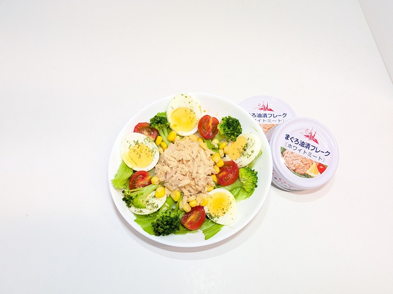 a15-675　サスナ折り鶴ブランド フレーク ツナ缶 ホワイトミート80g×24缶