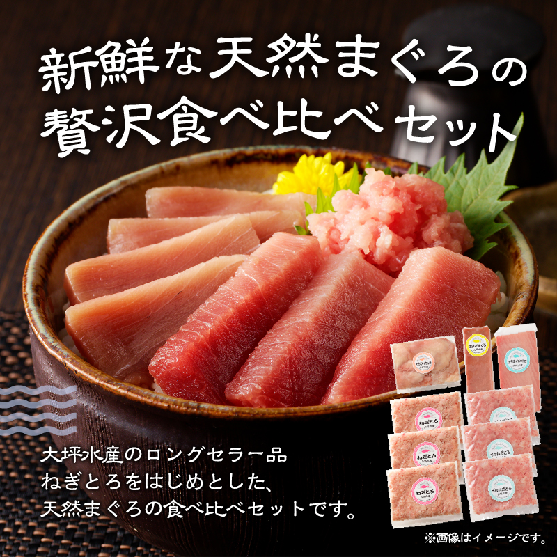 a20-365　マグロ 中トロ 赤身 ねぎとろ S6