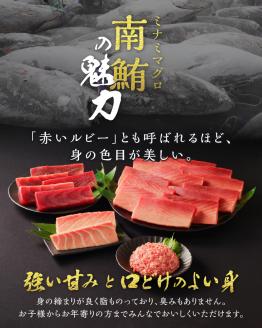 b100-072　天然本まぐろ 南まぐろ食べ比べセット 4回隔月でお届け