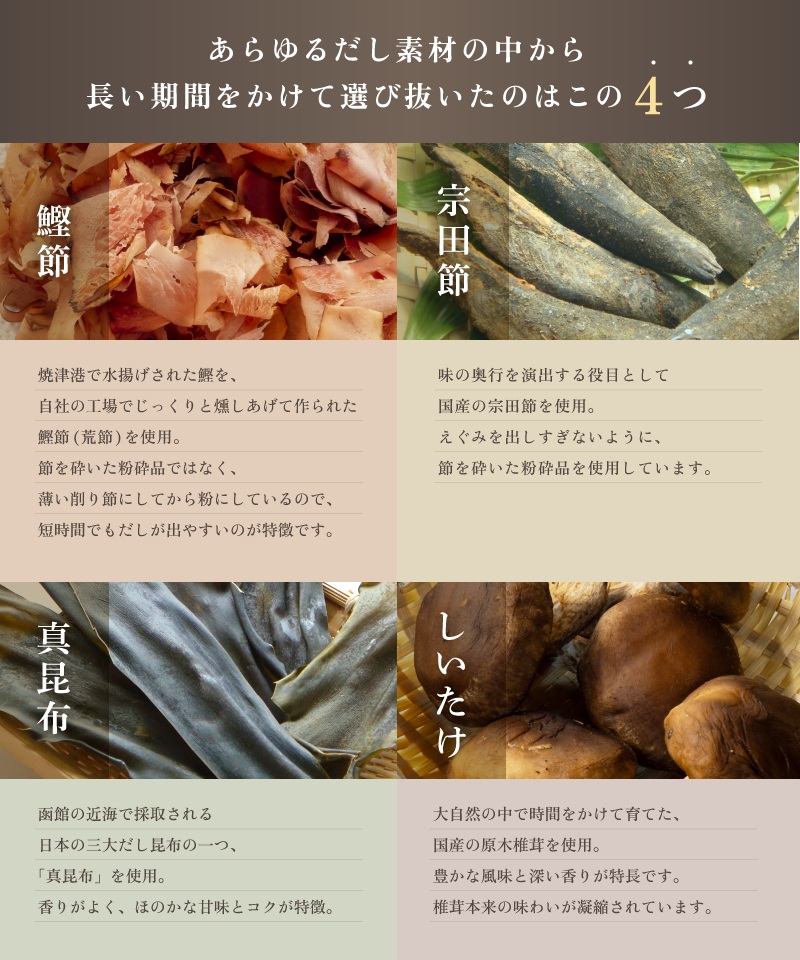 a10-1030　だし素材だけのパック おだしの本気10ｇ12P入×3袋