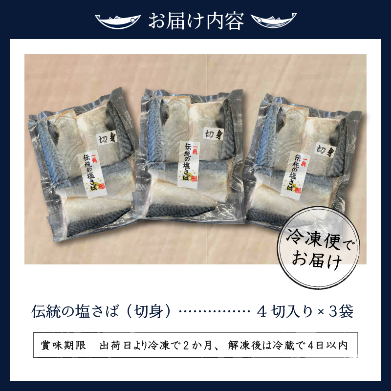 a10-1110　伝統の塩さば（切身）