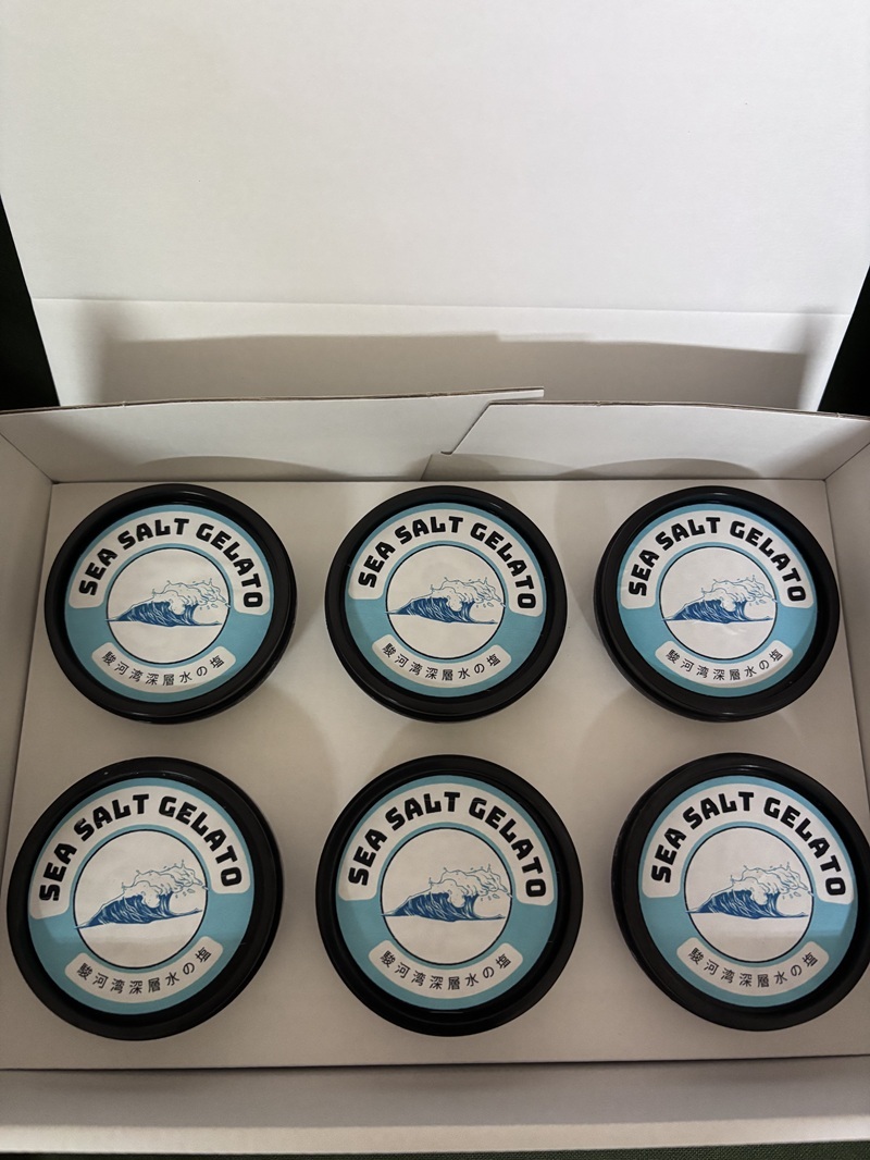 a10-1131　駿河湾深層水塩ミルクジェラート110ml×６個セット