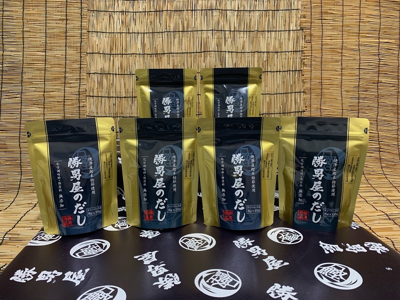 a10-158　【水産庁長官賞受賞商品】勝男屋のだし10袋入×6袋