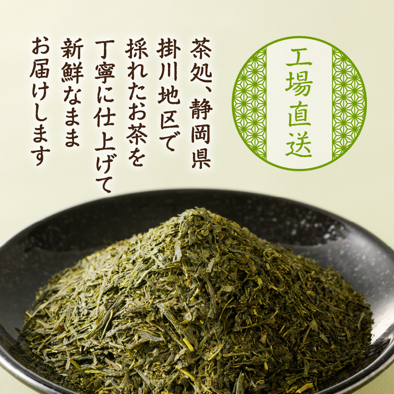 a10-357　茶工場の深蒸し掛川茶セット