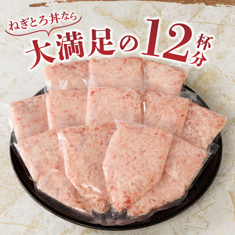 a10-507　メバチまぐろのみ使用！！ネギトロ（80g×12袋）