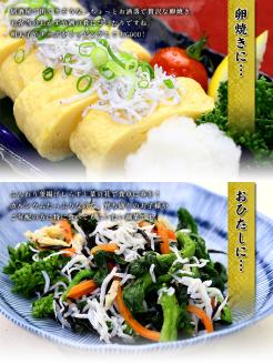 a10-807　甲羅組 天然 釜揚げしらす 約500g 2袋 合計 約1kg