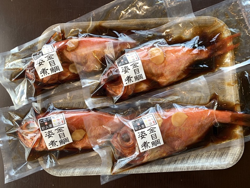 a25-063　金目鯛の姿煮　400g×4尾