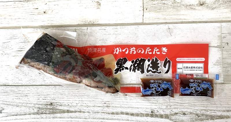 a07-170d　元祖いしはらがたたき　かつおたたき黒潮造り200ｇ