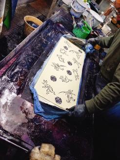 a10-892　鳥獣戯画 × 魚河岸 てぬぐい 2枚 セット（髙山寺公認）